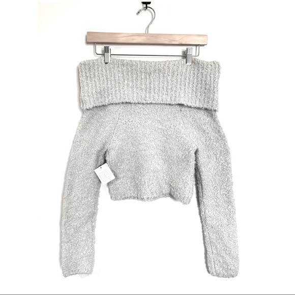 NWT UO Off the Shoulder Cropped Sweater - Picture 2 of 8